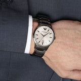Emporio Armani Renato Quartz Grey Dial Grey Steel Strap Watch For Men - AR11120 Buy Now By Emporio Armani