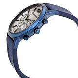 Emporio Armani Renato Chronograph Silver Dial Blue Silicone Strap Watch For Men - AR11026 Buy Now By Emporio Armani