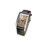 Emporio Armani Classic Beige Dial Brown Leather Strap Watch For Women - AR0155 Buy Now By Emporio Armani