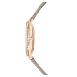 Swarovski Attract Clover Crystals Silver Dial Grey Leather Strap Watch for Women - 5653350 Buy Now By Swarovski