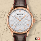 Tissot Le Locle Powermatic 80 Silver Dial Brown Leather Strap Watch For Men - T006.407.36.033.00 Buy Now By Tissot