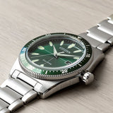 Citizen Eco Drive Vintage Green Dial Silver Steel Strap Watch For Men - AW1598-70X Buy Now By Citizen