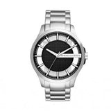 Armani Exchange Hampton Chronograph Black Dial Silver Steel Strap Watch For Men - AX2179 Buy Now By Armani Exchange