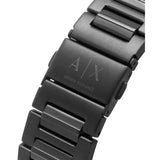 Armani Exchange Banks Chronograph Black Dial Black Steel Strap Watch For Men - AX1722 Buy Now By Armani Exchange