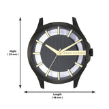 Armani Exchange Hampton Chronograph Black Dial Black Steel Strap Watch For Men - AX2192 Buy Now By Armani Exchange