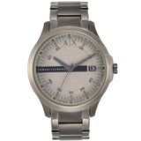 Armani Exchange Hampton Chronograph Grey Dial Grey Steel Strap Watch For Men - AX2135 Buy Now By Armani Exchange