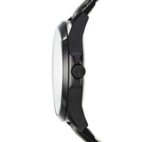 Armani Exchange Hampton Chronograph Black Dial Black Leather Strap Watch For Men - AX2400 Buy Now By Armani Exchange
