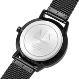 Armani Exchange Cayde Chronograph Black Dial Black Mesh Strap Watch For Men - AX2716 Buy Now By Armani Exchange