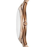 Michael Kors Slim Runway White Dial Rose Gold Steel Strap Watch For Women - MK3804 Buy Now By Michael Kors