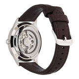 Emporio Armani Meccanico White Dial Brown Leather Strap Watch For Men - AR1946 Buy Now By Emporio Armani