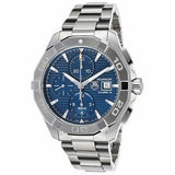 Tag Heuer Aquaracer Caliber 16 Automatic Chronograph Blue Dial Silver Steel Strap Watch for Men - CAY2112.BA0927 Buy Now By Tag Heuer