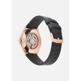 Emporio Armani Meccanico Black Dial Black Leather Watch For Men - AR60004 Buy Now By Emporio Armani