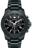 Movado Series 800 Chronograph Black Dial Black Steel Strap Watch For Men - 2600119 Buy Now By Movado
