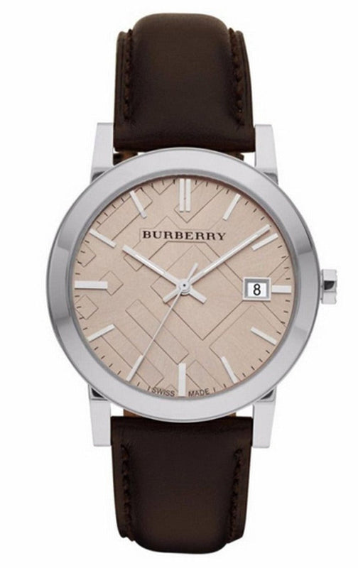 Burberry Heritage Beige Dial Brown Leather Strap Watch for Men - BU1777 Buy Now By Burberry