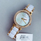 Michael Kors Parker Mother of Pearl Dial Two Tone Steel Strap Watch for Women - MK6400 Buy Now By Michael Kors