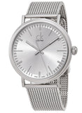 Calvin Klein Surround Silver Dial Silver Mesh Bracelet Watch for Men - K3W21126 Buy Now By Calvin Klein