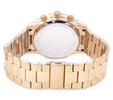 Michael Kors Slim Runway Chronograph Gold Dial Gold Steel Strap Watch For Men - MK8909 Buy Now By Michael Kors