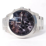 Guess Atlas Chronograph Black Dial Silver Steel Strap Watch For Men - W0668G3 Buy Now By Guess