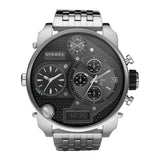 Diesel Mr Daddy 1.0 Black Dial Stainless Steel Stainless Watch For Men - DZ7221 Buy Now By Diesel