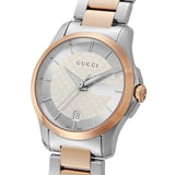 Gucci G Timeless Silver Dial Two Tone Steel Strap Watch For Women - YA126528 Buy Now By Gucci