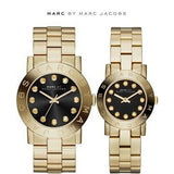 Marc Jacobs Amy Black Dial Gold Steel Strap Watch for Women - MBM3336 Buy Now By Marc Jacobs