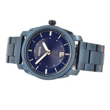 Fossil Machine Blue Dial Blue Steel Strap Watch for Men - FS5231 Buy Now By Fossil