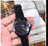 Fossil Cecile Multifunction Black Dial Black Leather Strap Watch for Men - AM4523 Buy Now By Fossil