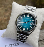 Citizen Tsuyosa Automatic Blue Dial Silver Steel Strap Watch For Men - NJ0151-88X Buy Now By Citizen