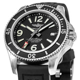 Breitling Superocean II 44mm Black Dial Black Rubber Strap Watch for Men - A17367D71B1S2 Buy Now By Breitling