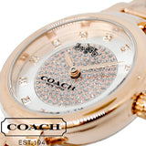 Coach Park Silver Dial Rose Gold Steel Strap Watch for Women - 14503736 Buy Now By Coach