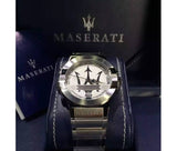 Maserati Potenza Silver Dial Silver Steel Strap Watch For Men - R8853108002 Buy Now By Maserati