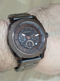 Fossil Machine Chronograph Grey Dial Grey Steel Strap Watch for Men - FS5172 Buy Now By Fossil