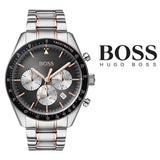 Hugo Boss Trophy Chronograph Grey Dial Silver Steel Strap Watch for Men - 1513634 Buy Now By Hugo Boss