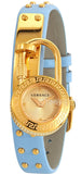 Versace Medusa Lock Icon Quartz White Dial Blue Leather Strap Watch for Women - VEDW00419 Buy Now By Versace