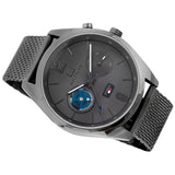 Tommy Hilfiger Deacon Multifunction Black Dial Black Mesh Bracelet Watch for Men - 1791546 Buy Now By Tommy Hilfiger