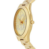 Michael Kors Slim Runway Gold Dial Gold Steel Strap Watch for Women - MK3590 Buy Now By Michael Kors