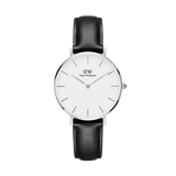 Daniel Wellington Classic Petite York White Dial Black Leather Strap Watch For Women - DW00100188 Buy Now By Daniel Wellington