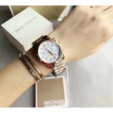 Michael Kors Runway Chronograph Blue Dial Two Tone Steel Strap Watch For Women - MK6166 Buy Now By Michael Kors