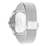 Calvin Klein Minimal White Dial Silver Mesh Bracelet Watch for Men - K3M51152 Buy Now By Calvin Klein