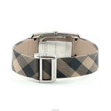 Burberry Nova Check Silver Dial Two Tone Leather Strap Watch For Women - BU9404 Buy Now By Burberry