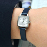 Tissot Lovely Square Silver Dial Blue Leather Strap Watch For Women - T058.109.16.031.00 Buy Now By Tissot