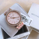 Michael Kors Darci Rose Gold Dial Steel Strap Watch for Women - MK3399 Buy Now By Michael Kors