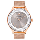 Swarovski Octea Nova Grey Dial Gold Mesh Bracelet Watch for Women - 5451634 Buy Now By Swarovski