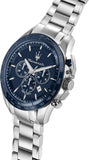 Maserati Traguardo Chronograph Blue Dial 45mm Stainless Steel Watch For Men - R8873612043 Buy Now By Maserati