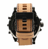 Diesel Mr. Daddy 2.0 Chronograph Grey Dial Brown Leather Strap Watch For Men - DZ7406 Buy Now By Diesel