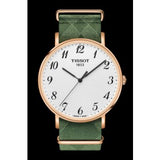 Tissot T Classic Everytime White Dial Green Nylon Strap Watch for Men - T109.610.38.032.00 Buy Now By Tissot