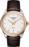 Tissot T Classic PR 100 Quartz White Dial Brown Leather Strap Watch for Men - T101.410.26.031.00 Buy Now By Tissot
