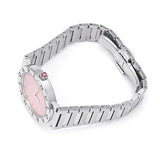 Bvlgari Bvlgari Bvlgari Quartz Pink Dial Silver Steel Strap Watch for Women - BVLGARI103711 Buy Now By Bvlgari