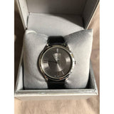 Calvin Klein Minimal Black Dial Black Leather Strap Watch for Men - K3M211C4 Buy Now By Calvin Klein