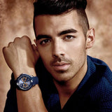 Guess Trade Blue Dial Blue Silicone Strap Watch for Men - W0967G2 Buy Now By Guess